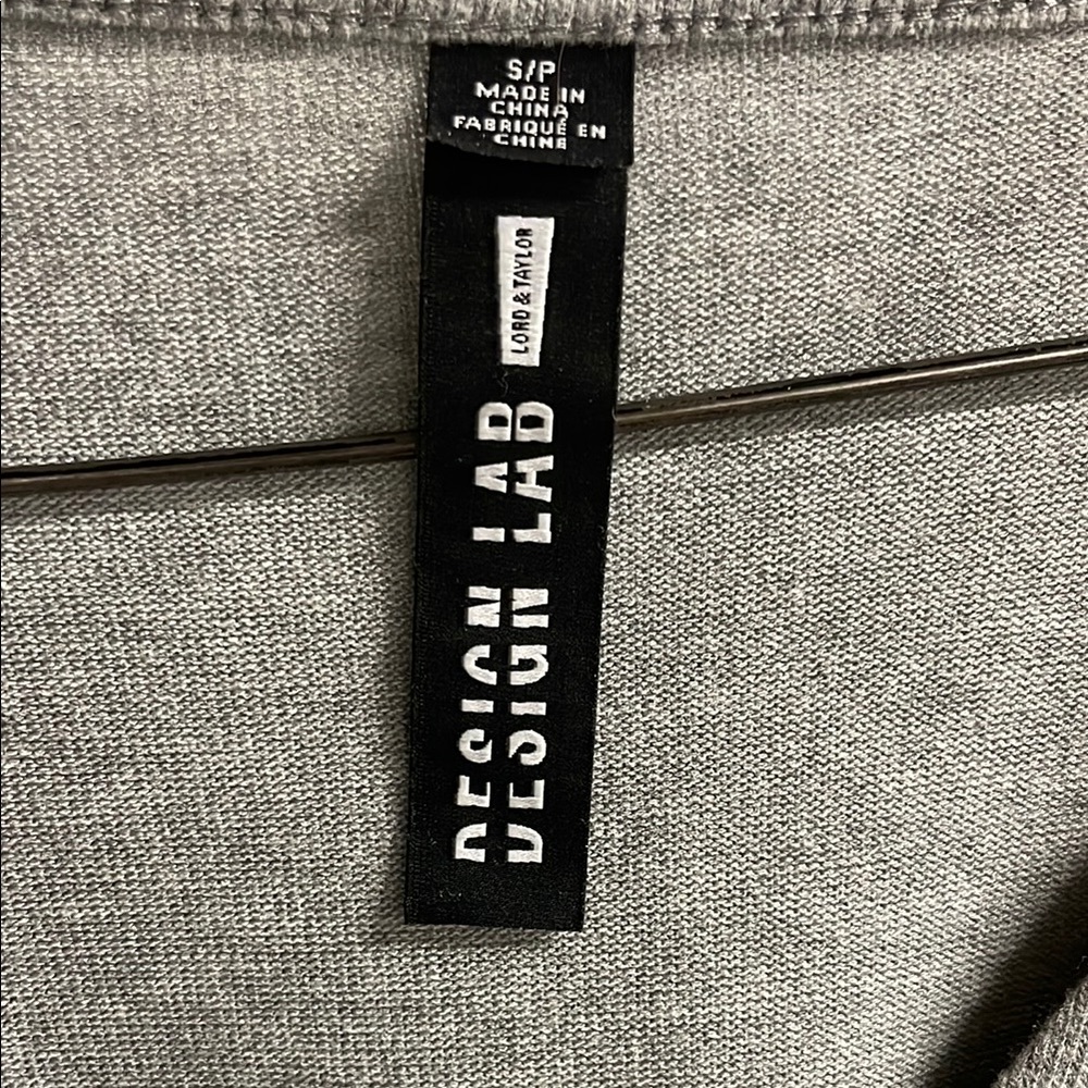 Gray Wrap Top - Picture 2 of 4